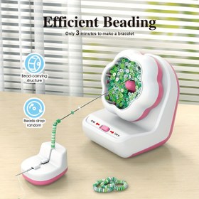 Resim Elektrikli Döner Boncuk Döşemecisi, Çift Amaçlı Elektrikli Boncuk Döşeme Makinesi, Salıncak Dikey Duruşta Olabilir, DIY Pirinç Boncuk Püskül Yapımı Aracı, Yaratıcı El Yapımı Bilezik Örgüsü, DIY Kolye Bilezik Yüzük ve Diğer Aksesuarlar Seti, Kızlar DIY Sürpriz Hediye, Doğum Günü Hediyesi, Noel Hediyesi 
