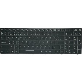 Resim Monster Uyumlu N870Hc Notebook Klavye Siyah/Tr - Backlit - Ver.2 Rgb - 542311024 