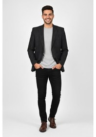 Resim Massimo Rossi Erkek Kışlık Kumaş Tek Ceket 4 Drop Bgl-st04983 Kahverengi 