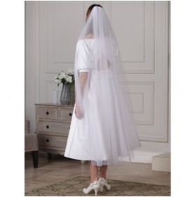 Resim bbays new trend Beyaz Duvak 1,,5MT Gelin,duvak,Gelinlik Aksesuar,Vualet,Nikah Aksesuari, 