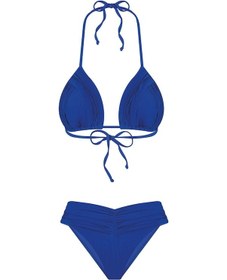 Resim Bonesta Rory Drapeli Üçgen Lacivert Bikini Takımı 