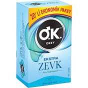 Resim Okey Ekstra Zevk Prezervatif 20’li 