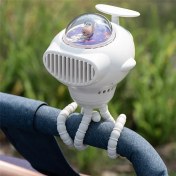 Resim Fan El Masa Üstü Yapraksız Bebek Arabası Küçük Ev Açık Sallayarak Kafa (Yurt Dışından) 