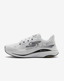 Resim Skechers Max Cushıonıng Propulsıon- Erkek Beyaz Koşu Ayakkabısı 220509 Wbk 