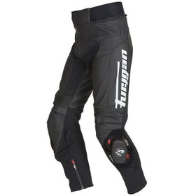 Resim Furygan Bud Evo 3 Deri Motosiklet Pantolonu Siyah Beyaz 