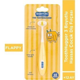 Resim Toothhugger 3 Boyutlu Hassas Çocuk Diş Fırçası Flappy 