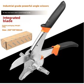 Resim Youtek Çok Fonksiyonlu Açı Makası: 45-90 Derece, U-şekilli Kenar, Kordon, Ahşap Kesim - Profesyonel Ve Dıy İçin Dayanıklı Araç 