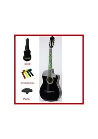 Resim Barcelona Lc3900 Cbk 4/4 Klasik Gitar + Kılıf + Pena + B.Çevirici Siyah 