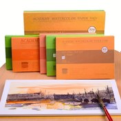 Resim 300GSM Profesyonel Su Kırmızı Kağıt Pad, 20 Sayfa - Sanatçı Dürzü Soğuk Basını Kağıt Kitabı İçin Su Kırmızı Boyama ve Çizim - Asit Özgür ve Dokulu, Öğrenciler ve Sanatçılar İçin Ideal 