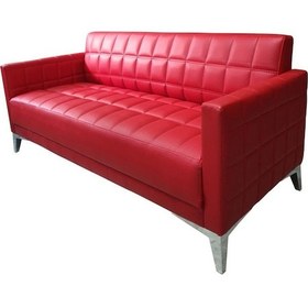 Resim Dekormila Parre Üçlü Büro Kanepe Kırmızı 
