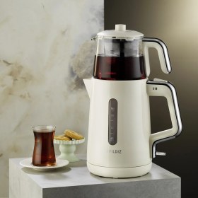 Resim Aryıldız Tea Perfect Çay Makinesi Krem 