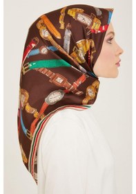 Resim 85 Armine Twill İpek Eşarp 9141d Çok Renkli 