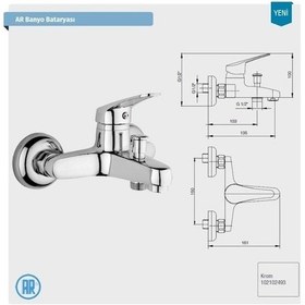 Resim Ar-Yak Lucia Banyo Bataryası - 102102493 