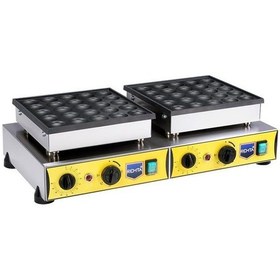 Resim Remta Çiftli Yuvarlak Bubble Pankek Makinası Elektrikli 