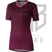 Resim Shimano Saiko Bayan Kısa Kollu Forma Mor 