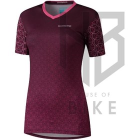 Resim Shimano Saiko Bayan Kısa Kollu Forma Mor 