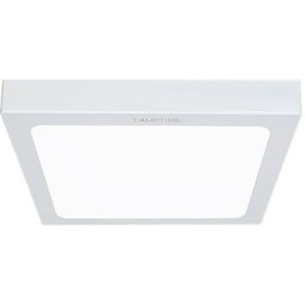 Resim Lamptime Sıva Üstü Slim Led Downlight Beyaz 20W Kare 6500K 26061 Beyaz 