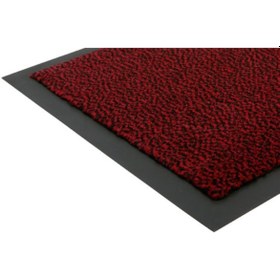 Resim tiritoğluhome Nem Alıcı Paspas 90x150 Kaymaz Taban Kırmızı Renk (dört Köşesi Lastikli) 