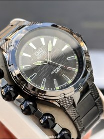 Resim Q&Q Erkek Kol Saati, FÜME Renk Çelik Kordon, 5 ATM Su Geçirmez, Bileklik Hediyeli 