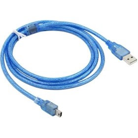 Resim LTG Nova Ipod Şarj Aleti Kablosu 5 Pin Geniş 1.5 Metre Şeffaf 