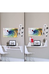 Resim Egecan Mobilya Beyaz Çalışma Masası Ofis Masası Çocuk Odası Çalışma Odası Masası Ders Masası Yemek Masası 