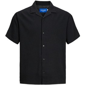 Resim Jack & Jones Jorluke Crınkle Ss Jnr Siyah Erkek Çocuk Gömlek 000000000102257533 Siyah 