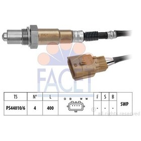 Resim FACET 108558 Oksijen Sensörü 400 Mm-4 Soket Renault Arkana I 1.6 08/19/- 