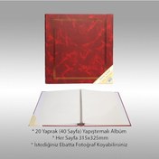 Resim Nurcan Foto NRCN-C20315 315 x 325 MM 20 Yaprak 40 Sayfa Ciltbezli Yapıştırmalı Fotoğraf Albümü 