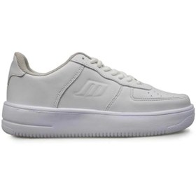 Resim Mp 242-1082 Beyaz Unisex Bağcıklı Spor Ayakkabı Beyaz 