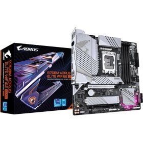 Resim Mena Rise Gıgabyte B760M Aorus Elıte WIFI6E LGA1700 Ddr5 7600MHZ(OC) Pcıe 5.0 Çift M.2 Nvme Wifi 6e 2.5gbe Lan Matx Anakart 