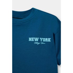 Resim DeFacto Regular Fit Slogan Desenli Kısa Kollu Tişört Erkek Bebek D7910A526SM 