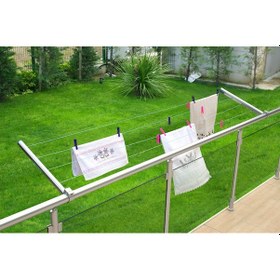 Resim Balkon Çamaşırlık-Alüminyum Çamaşırlık-Çamaşır Kurutma Askısı 