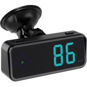 Resim Creatorally Araba Headup Ekran Gps Dijital Kilometre Km / H Mph Değiştirilebilir ile Renkli LED Ekran, Dijital Saat, Sürüş Yönü Ekran, Aşırı Hız Alarmı Için Araba Kamyon Suv Rv (Yurt Dışından) 