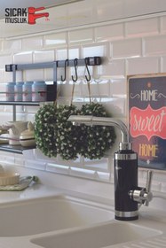 Resim Allians Elektrikli Ani Su Isıtıcı, Termal Şofben, Lavaboya Monteli, Pratik Kullanım 