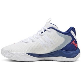 Resim Puma Dagger 2 Jr Genç Basketbol Ayakkabısı 31275104 Beyaz 