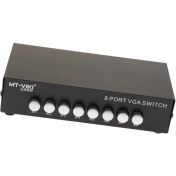 Resim Echoes 8port VGA Switch Case 8x1 Destek 1920*1440 Monitör Paylaşım Anahtarlama 