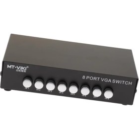Resim Echoes 8port VGA Switch Case 8x1 Destek 1920*1440 Monitör Paylaşım Anahtarlama 