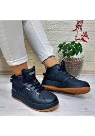 Resim Kinetix Enner Pu Hı Siyah Fuspetli Boğazlı Kaymaz Spor Ayakkabı 001 