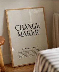 Resim Çerçevesiz Poster Gücünle Yön Ver 