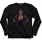 Resim Kendim Seçtim The Undertaker Wwe Amerikan Güreşi Uzun Kollu Tişört Baskılı Çocuk T-Shirt 