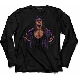 Resim Kendim Seçtim The Undertaker Wwe Amerikan Güreşi Uzun Kollu Tişört Baskılı Çocuk T-Shirt 