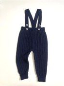 Resim UB UTKUBABY Unisex Bebek Mevsimlik Önden Askılı Fitilli Triko Tayt 