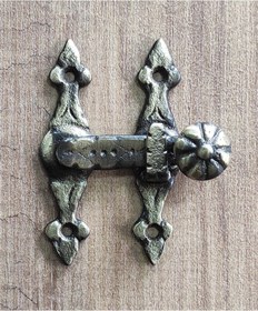 Resim Kapı Pencere Mandalı Pirinç Döküm Antik 