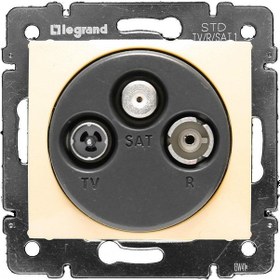 Resim Valena Krem Tv Rad Sat Priz çercevesizdir N11.67 