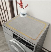 Resim Else Halı Else Kurutmalık Çamaşır Makinesi Örtüsü Koruma Matı Sıvı Geçirmez Kaymaz Yıkanabilir 