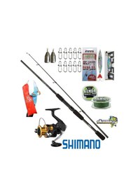Resim Wave Power 274cm Shimano Fx 3000 Spin Olta Takımı Seti 