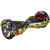 Resim Smart Balance Hoverboard 8.5 İnç LED Uzay Kasa Bluetooth Elektrikli Kaykay Sarı 