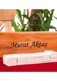 Resim Mobgift Kişiye Özel Ahşap Okey Takımı 