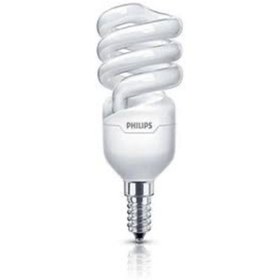 Resim Philips 12W=60W Mini Spiral Kıvrık Tasarruflu Ampul-E14 Duy/Sarı Işık-2700K/741 Lumen 