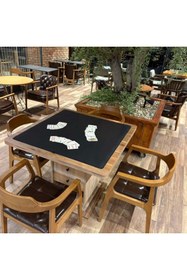Resim Carrom 8 Oyunlu Kafe Tipi Oyun Masası 